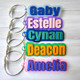 Bottle Name Tag, Personalized Name Keychain, Custom Backpack Tag