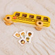 Toy Yellow School Bus with Name. Personalized Wooden Bus