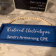 Custom sign, reversible sign, personalized office door sign