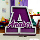 Custom Initial & Name Wooden Decor | Kids Name Piggy Bank