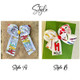 Monogrammed Back to School Hair Bow, First Day of Kindergarten