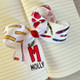 Monogrammed Back to School Hair Bow, First Day of Kindergarten