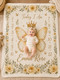 Custom Butterfly Baby Milestone Blanket, Personalized Floral Baby Shower Gift