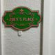 Personalised door sign for kids room