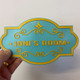 Personalised door sign for kids room