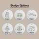 2 Sided Ceramic Ornament, Custom Engagement Gift, Personalized Engagement Gift for Engaged Couples