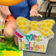 Notebook paper with pencil bow door hanger