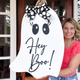 Ghost Door Hanger | Halloween Door Hanger