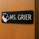 Custom Office Name Plate