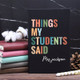 Personalized Teacher Journal,Thank you gift for Teacher