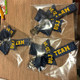 Custom Glitter Bow keychains and/or Wristlets