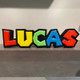 Custom Super Mario Bros inspired Name Plate