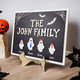 Custom Ghosts and Pets Decor, Halloween Sign with Stand