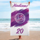 Custom Volleyball Team Towel, Personalized Team Gift
