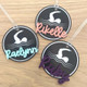 Personalized Name Tag Personalized Baseball Swimming Lacrosse Volleyball Hockey Soccer Dance Cheer Pom Tennis Football Hockey Track Pickleball Basketball Bag Tag