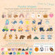 Wooden Name Puzzle, Upper and Lowercase, Gifts for Kids