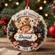 Personalized Baby First Christmas Ornament, Custom Baby Name Keepsake