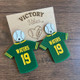 Custom Baseball Number Jersey Earrings, Personalized Baseball Jewelry