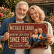 Personalized Couple Metal Sign, Custom Photo Anniversary Gift, Funny Marriage Gift