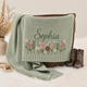Personalized Baby Blanket, Embroidered Infant Name Throw