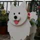Dog Cat Pet Organizer Patio Indoor Outdoor Wood Planter