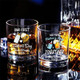 Personalized Cute Milk Bottle and Beer Mug Design 10 oz Whiskey Glass
