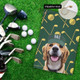 Custom Pet Golf Towel With Pet Photo Personalized Dog Name Golf Towel