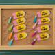 Personalized Pencil Keychain, Teacher Name School Appreciation Gift