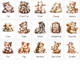 Personalized Happy 1st Mother's Day Cute Animal Heart
