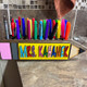 Teacher Wooden Pencil, Scissors & Pen Holder