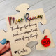 Personalized Teacher gift puzzle piece, teacher apprication week