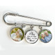 Custom Memorial Graduation Photo Pin, Grad Gown Memorial Pin