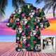 Personalized Photo Hawaiian Shirt Custom Dog Cat Face Holiday Tropical Pattern Shir