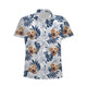 Personalized Photo Hawaiian Shirt Custom Dog Cat Face Holiday Tropical Pattern Shir