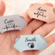 Personalized Faux Leather Stethoscope Name Tags