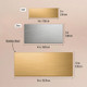 Custom Pet Memorial Urn Adhesive Nameplate