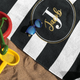 Retro Stripe Style Custom Name Beach Towel, Personalized Name Bath Towel Pool Towel