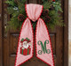 Custom Christmas Santa Giffbox Wreath Sash