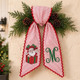 Custom Christmas Santa Giffbox Wreath Sash