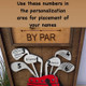 Personalized Dad or Grandpa Golf Sign