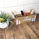 Personalized Pencil Teacher Desk Organizer, Custom Teacher Desk Caddy