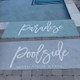 Customized Poolside Runner Mat - Personalized Lake House Mat