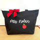 Teacher Bag Personalized, Teacher Tote Bag