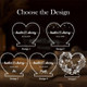 Custom Night Light as Valentines Day Gift, Heart Shape Personalized Night Light