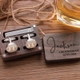 Groomsmen Cufflinks, Groomsmen Gifts, Personalized Cufflinks for Men