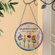 Suncatchers Stained Glass Flower, Personalized Grandma's Garden Suncatcher