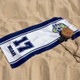 Baseball Custom Beach Towel, Personalized Towel