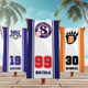 Baseball Custom Beach Towel, Personalized Towel