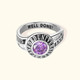 Personalized Engraved Birthstone Zircon Graduation Ring Graduation Gift