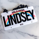 Hawaii License Plate Lei | License Plate Lei | Graduation Acrylic Sign